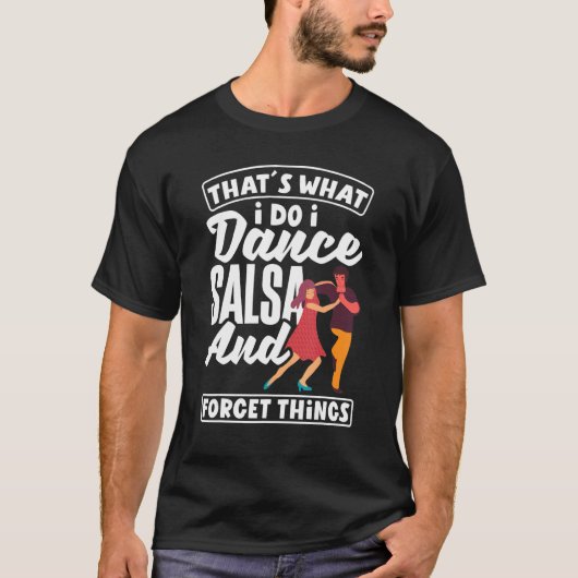 T-shirt Salsa Dance Salsa Danser (Devant)