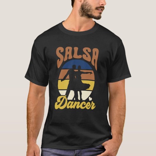 T-shirt Salsa Dancer Dance Dancing Latin (Devant)
