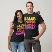 T-shirt Salsa Plena Bomba Rumba Musique latine Danser (Unisexe)