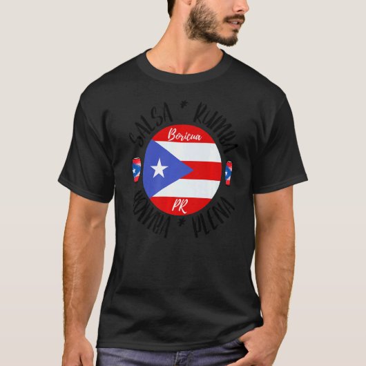 T-shirt Salsa Plena Bomba Rumba Salsa Dance Femme Hommes (Devant)