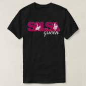 T-shirt Salsa Queen Cute Salsa Queen Dance Cadeau (Design devant)