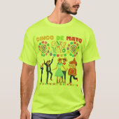 T-shirt Salsa Sunset Celebration sécurité vert (Devant)