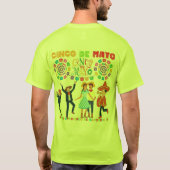 T-shirt Salsa Sunset Celebration sécurité vert (Dos)
