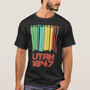 T-shirt Salt Lake City Joyeux Pioneer Day 1847 Vintage
