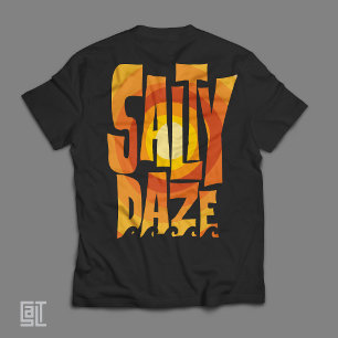 T-shirt Salty Daze Sunny Daze Vibes de Plage
