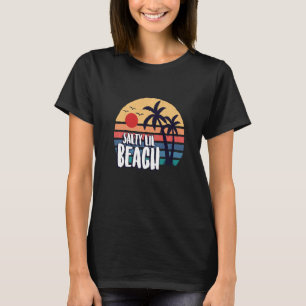 T-shirt Salty Lil Beach Été Rétro Filles Vintages Vacatio
