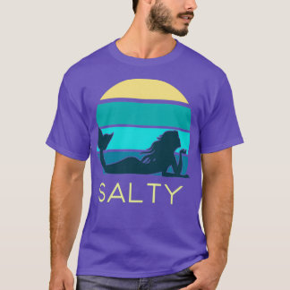 T-shirt Salty Mermaid Design Je suis vraiment une Sirène