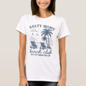 T-shirt Salty Mom Beach Club Vintage (Devant)