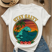 T-shirt SALTY Ocean Waves
