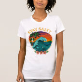 T-shirt SALTY Ocean Waves (Devant)