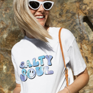 T-shirt Salty Soul, Chemises de plage, Vacances d'été