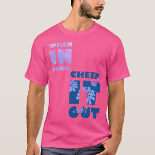 T-shirt Saluez-Le Avec Des Cheerleaders Cheerleaders