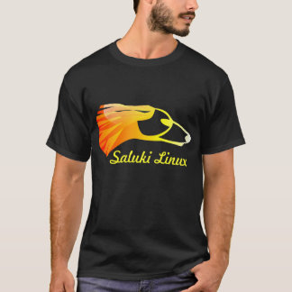 T-shirt Saluki Linux