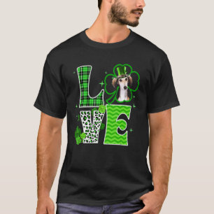 T-shirt Saluki Shamrock Lucky C Jour de la Saint Patrick i