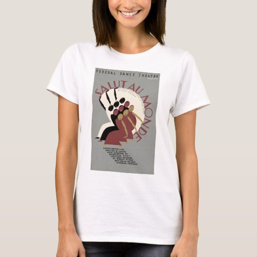 T-shirt Salut Au Monde (Devant)