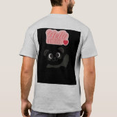 T-Shirt Salut Chaton Mignon (Dos)