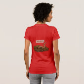 T-shirt "Salut!" D'en bas (Dos entier)