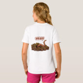 T-shirt "Salut!" D'en bas (Dos entier)