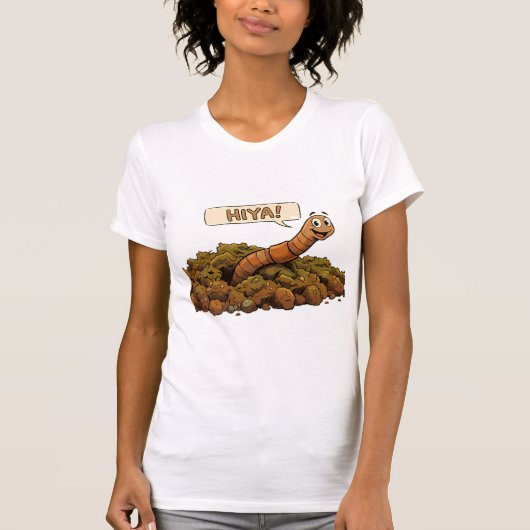 T-shirt "Salut!" D'en bas (Devant)