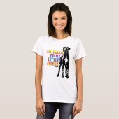 T-shirt Salut drôle de Grand Danois (Devant entier)