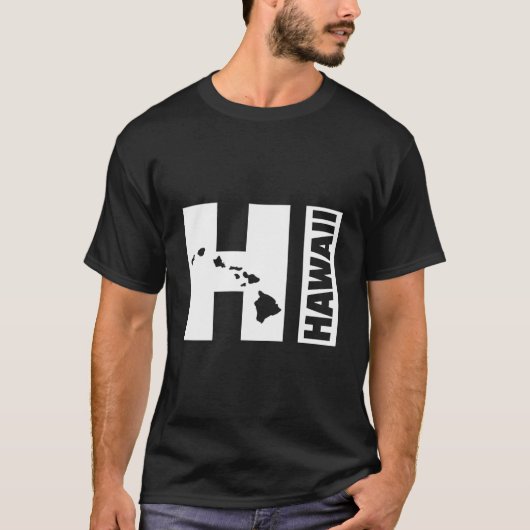 T-shirt Salut Îles Hawaï (Devant)