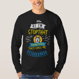 T-shirt Salut, Je M'Arrête, Parfois Ils M'Appelent Revenir