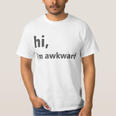 T-shirt salut, je suis bizarre tee (Devant)