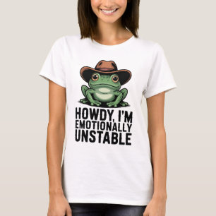 T-shirt Salut, je suis la Grenouille Émotionnellement Inst