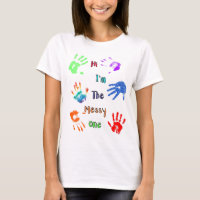 Salut, je suis The Messy One - Paint Handprints