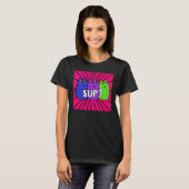 T-shirt Salut les chats cool (Devant entier)