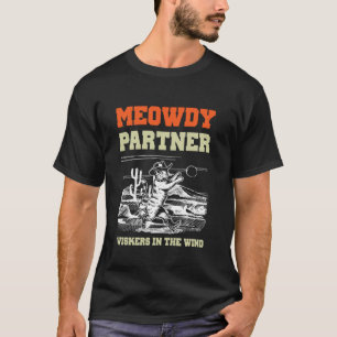 T-shirt Salut partenaire cowboy chat vintage salut pays va