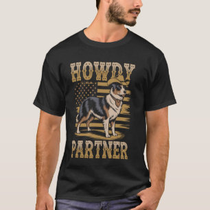 T-shirt Salut partenaire Cowboy Chien Berger Australien