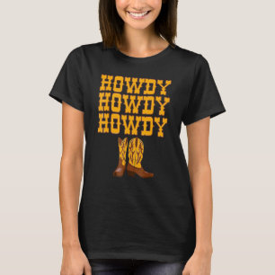 T-shirt Salut Rodéo Western Country Sud Cowgirl 5