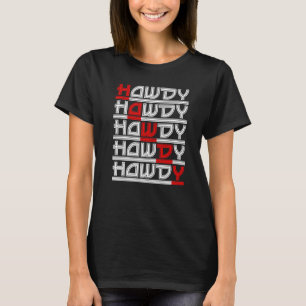 T-shirt Salut Rodéo Western Rétro Vintage Country Sudiste