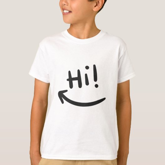 T-shirt Salut souriant (Devant)