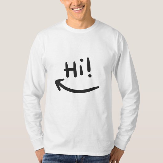 T-shirt Salut souriant (Devant)