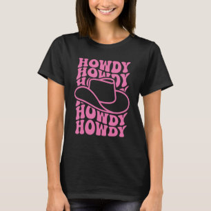T-shirt Salut Western Rodeo Country Southern Cowgirl Vinta