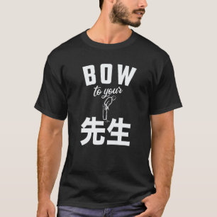 T-shirt Salutation Classique de Sensei à Votre Sensei Prof