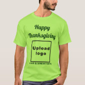 T-shirt Salutation d'action de grâces sur Lime Green (Devant)