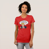 T-shirt Salutation de Donald Trump - Joyeux anniversaire - (Devant entier)