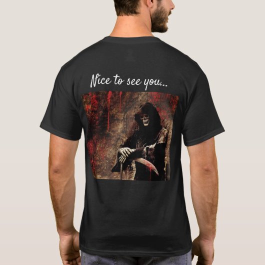 T-shirt Salutation de la Faucheuse sinistre (Dos)