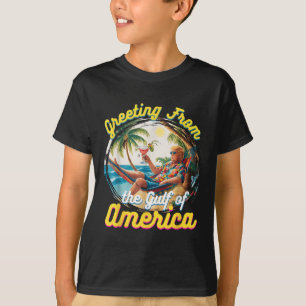 T-shirt Salutation Du Golfe Des États-Unis Trump