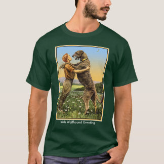 T-shirt "Salutation irlandaise de Wolfhound"