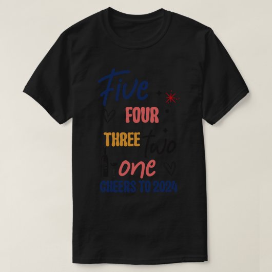 T-shirt Salutations à 2024 (Design devant)