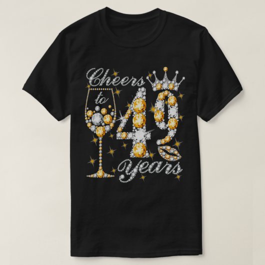 T-shirt Salutations À 49 Ans Joyeux 49ème Anniversaire Rei (Design devant)