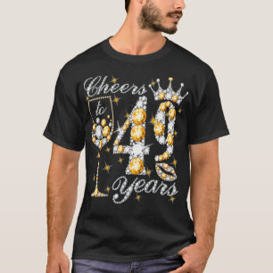 T-shirt Salutations À 49 Ans Joyeux 49ème Anniversaire Rei