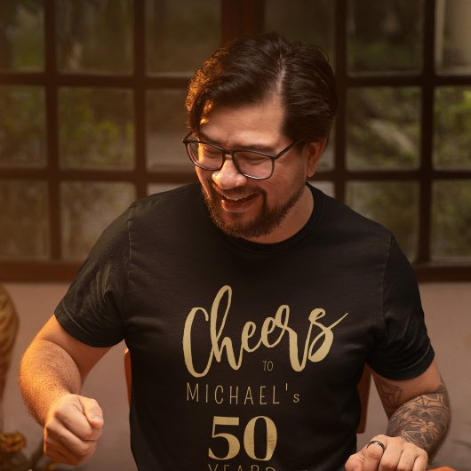 T-shirt Salutations à 50 ans anniversaire personnalisé noi