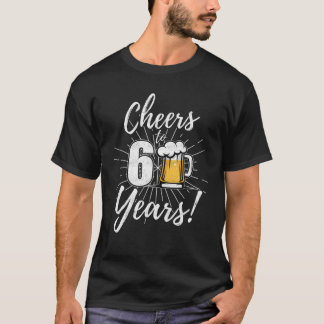 T-shirt Salutations À 60 Ans 60E Anniversaire Bière