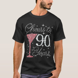 T-shirt Salutations à 90 ans heureux 90e anniversaire rein