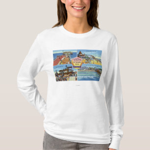 T-shirt Salutations de avec des vues pittoresques